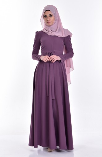 Purple Hijab Dress 3019-04