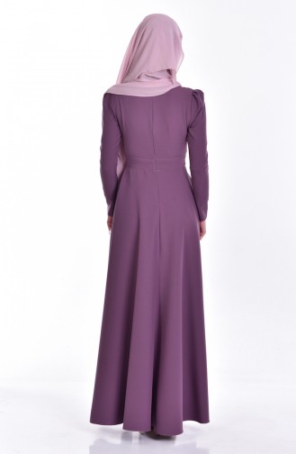 Purple Hijab Dress 3019-04