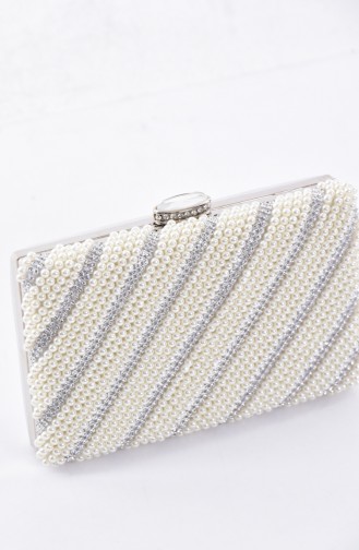 Ladies Pearl Evening Bag 0869-02 Pearl 0869-02