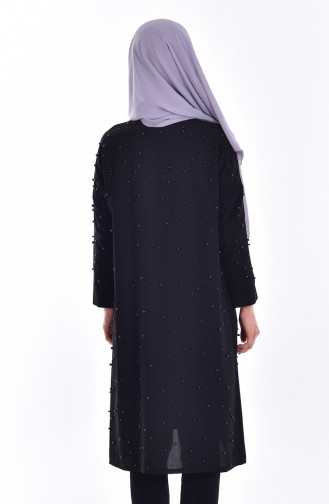 Coat with Pearls 49481-03 Black 49481-03