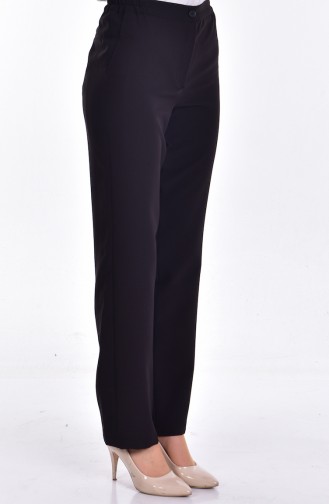 Straight Trousers 0500-01 Black 0500-01