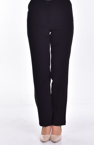 Straight Trousers 0500-01 Black 0500-01