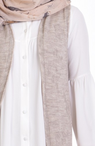 Knitwear Vest with Pockets 1116-06 Mink 1116-06