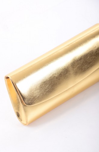Gold Colour Portfolio Hand Bag 0477-01
