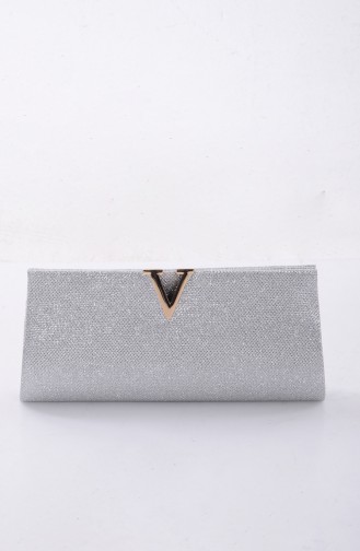 Ladies Cupra Evening Bag 0410-02 Silver 0410-02