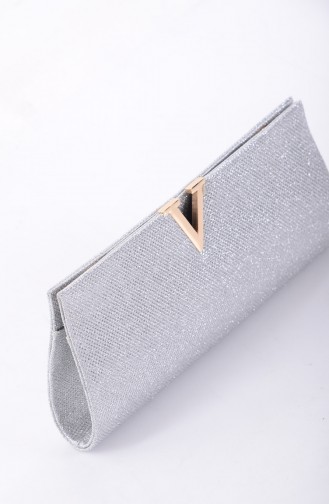 Ladies Cupra Evening Bag 0410-02 Silver 0410-02