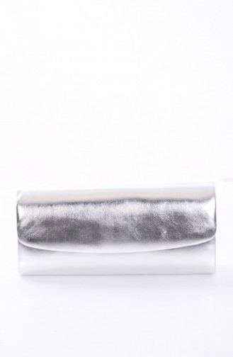 Ladies Evening Bag 0477-02 Silver 0477-02