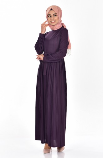 Purple Hijab Dress 1856-01