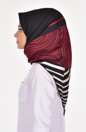 Claret red Hoofddoek 01