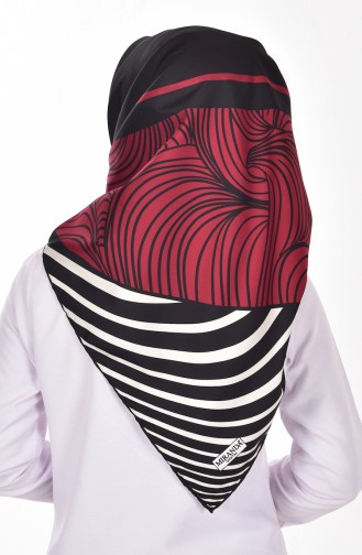 Claret red Hoofddoek 01