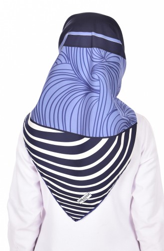 Indigo Hoofddoek 02