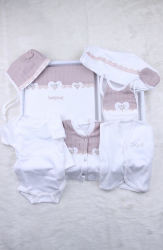 For Baby Krankenhaus Set 10er Pack BRG017 Braun 017