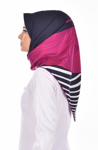 Dark Fuchsia Hoofddoek 12