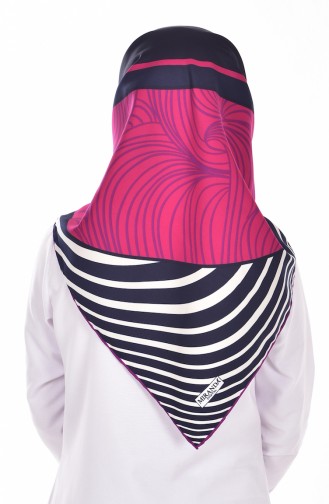 Dark Fuchsia Hoofddoek 12