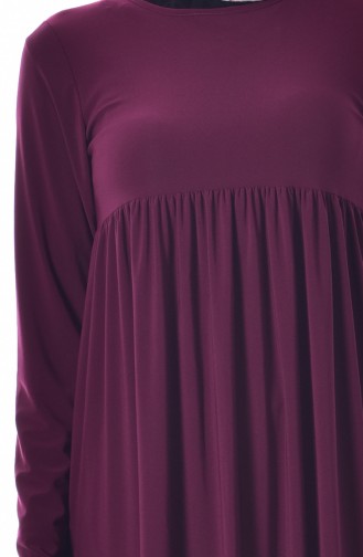 Robe Basic Plissée 1852-07 Plum 1852-07