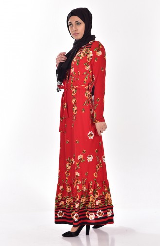 Hijab Kleid 5154-05 Rot 5154-05