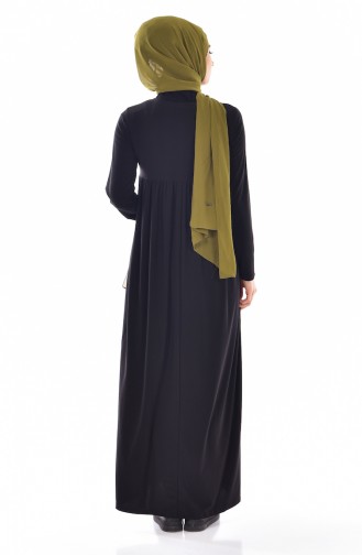 Black Hijab Dress 1852-01