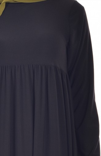 Robe Plissée Basic 1852-01 Noir 1852-01