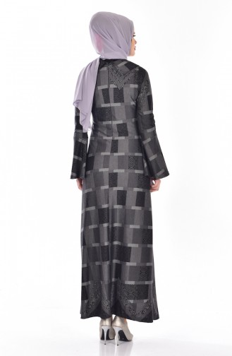 Black Hijab Dress 5111-01