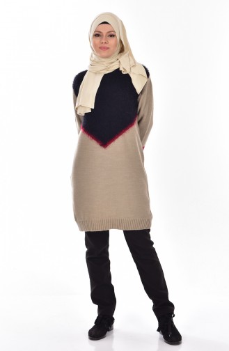 iLMEK Knitwear Sweater 4037-02 Mink 4037-02