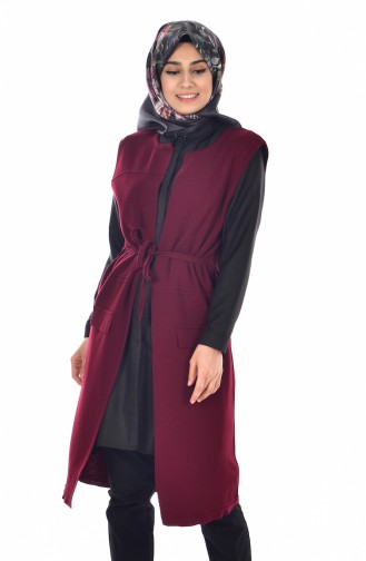 Knitwear Vest 4040-06 Claret Red 4040-06
