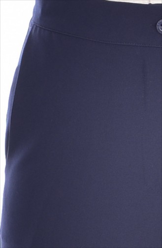Loose Trousers 1007-07 Navy Blue 1007-07