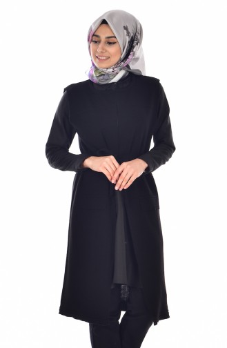 Knitwear Vest 4040-02 Black 4040-02