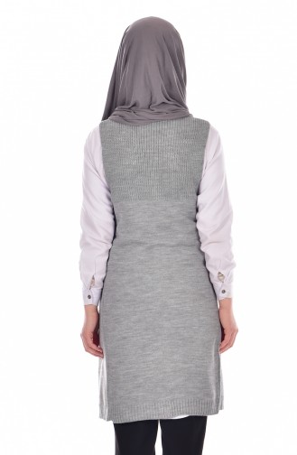 Triko Yelek 1119-03 Gri