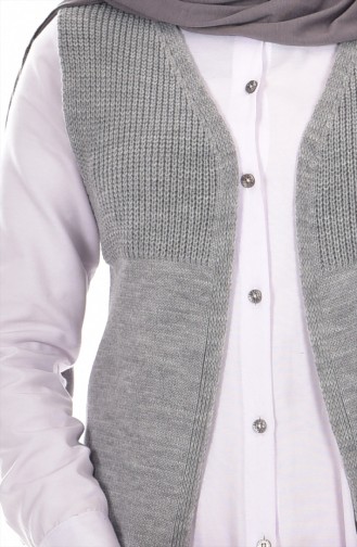 Knitwear Vest 1119-03 Grey 1119-03