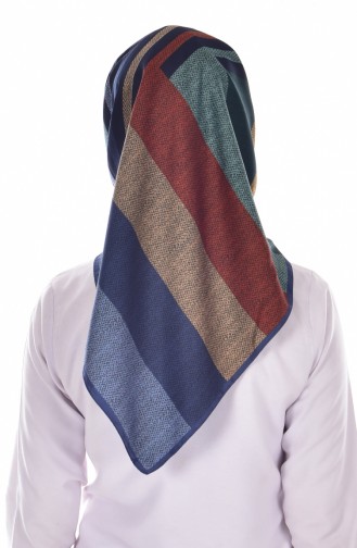 Karaca Poly Eşarp 90435-12 İndigo Lacivert