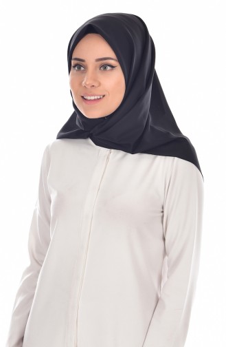 Medine İpeği Eşarp 1164-09 Siyah