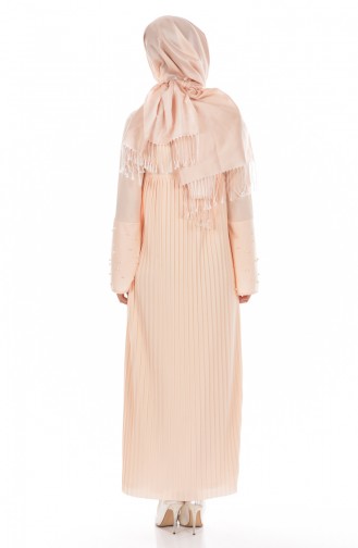 Robe Hijab Saumon 3657-06