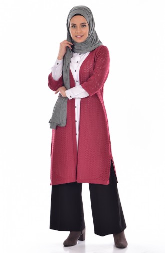 Knitwear Cardigan 1002-05 Burgundy 1002-05