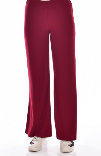 Pantalon élastique et Large 2605-03 Bordeaux 2605-03