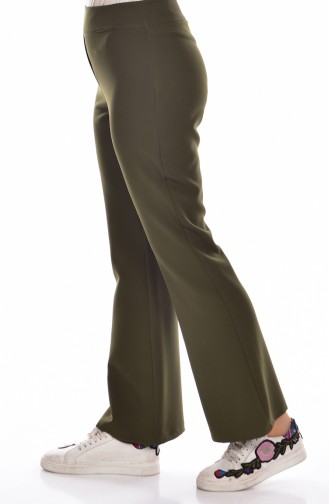 Pantalon Pattes éléphan 3004-01 Khaki 3004-01