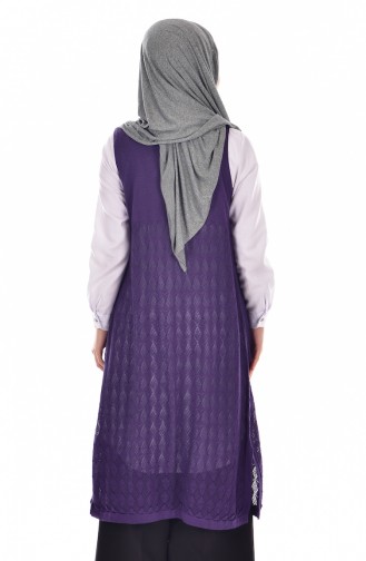 Knitwear Vest 1001-01 Purple 1001-01