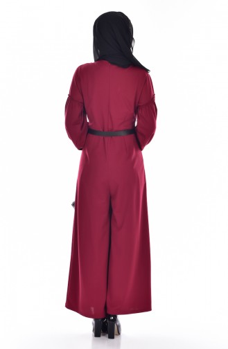 Claret Red Jumpsuits 5099-01
