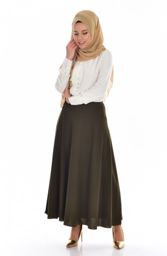 Khaki Skirt 1130-11