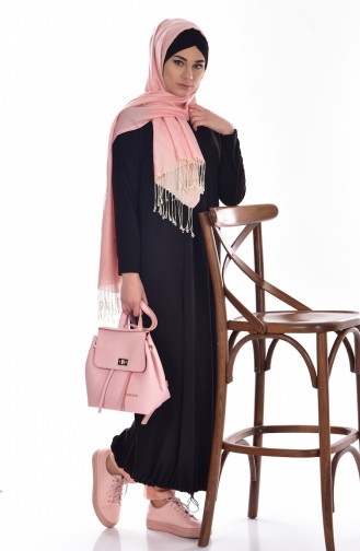 Robe Tunique Bonnet Offert 1004-03 Noir 1004-03