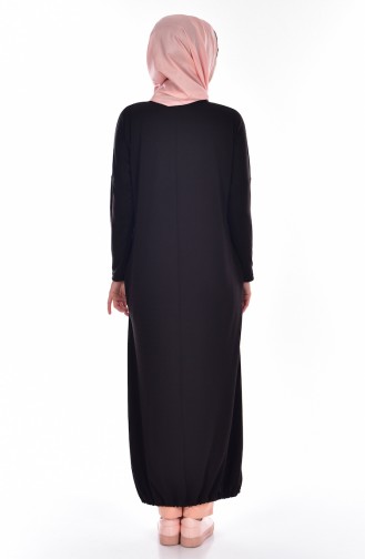 تونيك بتصميم فستان بياقة عالية مثنية  1004-03