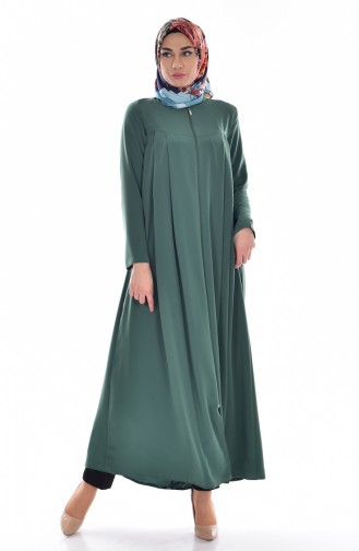 Green Abaya 0086-04