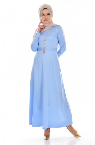 Belted Dress 3701-06 Ice Blue 3701-06
