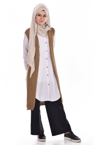 Knitwear Vest 1106-07 Camel 1106-09