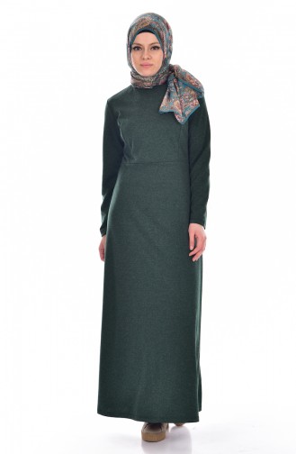 Hijab Kleid  5163-07 Dunkel Grün 5163-07