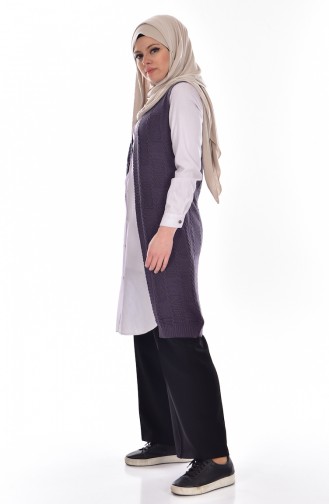 Knitwear Vest 2102-01 Purple 2102-01