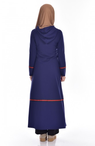Cape a Poches et Broche 61201-03 Bleu Roi 61201-03