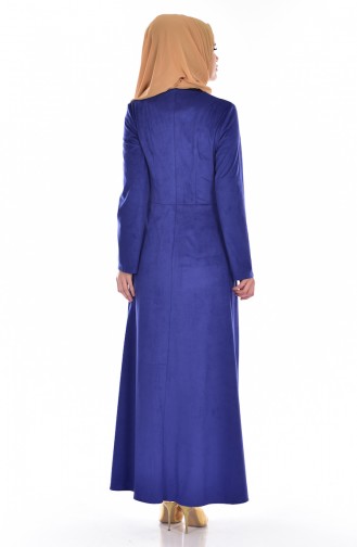 Saxe Hijab Dress 0625-01