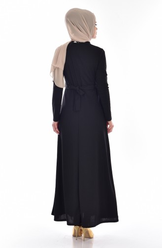 Robe Hijab Noir 3701-05