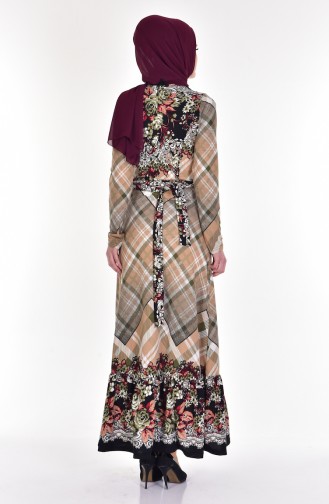 Authentic Pattern Dress 6163-01 Khaki 6163-01