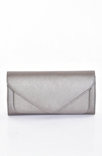 Sac de Soirée Pour Femme 0407-02 Platine 0407-02